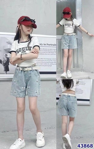 Quần short jean