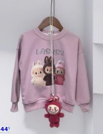 Áo Hoodie + túi đeo Labubu