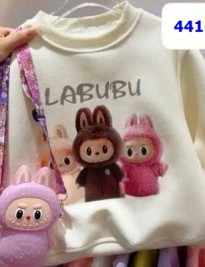 Áo Hoodie + túi đeo Labubu