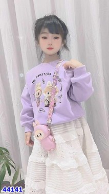 Áo Hoodie + túi đeo Labubu