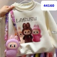 Áo Hoodie + túi đeo Labubu