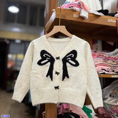 Áo Cardigan nơ