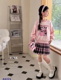 Set váy Hoodie +túi đeo Kuromi